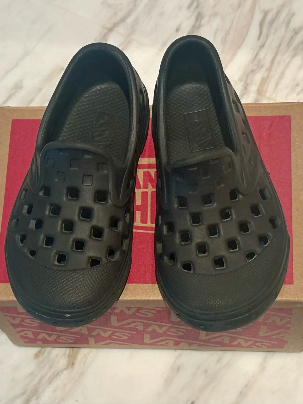 Vans Black Ventilated Slip-On Clog Sandals